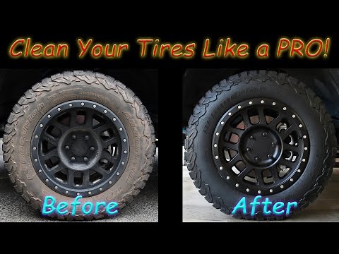 World's Best Way To Clean Your Dirty Tires!