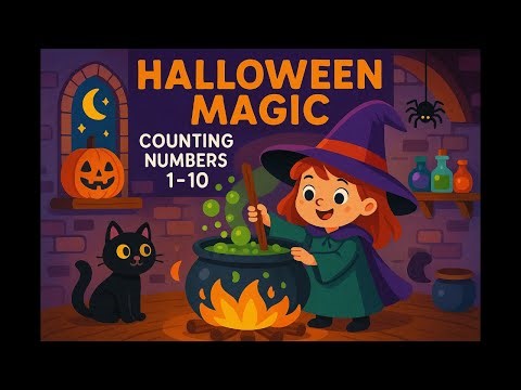 Fun Halloween Video for Kids | Learn Numbers | Counting 1–10