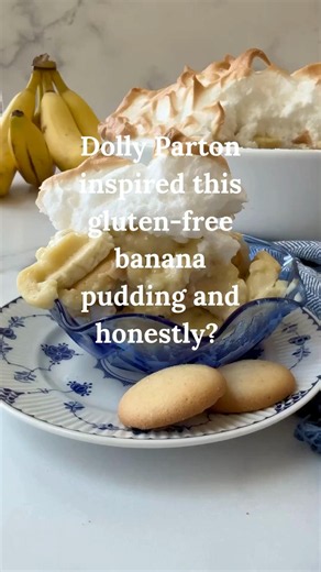 Dolly Parton inspired this gluten-free banana pudding and honestly? She would approve #glutenfree