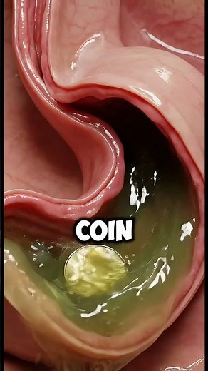 Swallowed a Coin? 😱 Here's What REALLY Happens Inside Your Body #anatomy #humanbody #digestivehealth