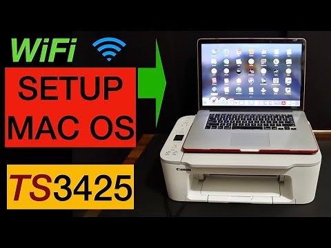 Canon Pixma TS3420 WiFi Setup Mac OS.