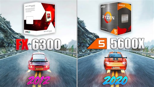 FX 6300 vs Ryzen 5 5600X - 8 years difference