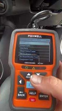 Read and Clear Fault Codes Using The Foxwell NT301