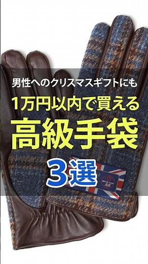 3 Luxury Gloves for Under 10,000 Yen! Perfect Christmas Gifts for Men! #Christmas #ChristmasPrese...