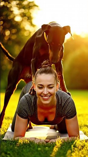 The Most Adorable Yoga Fail Ever 🐾😂