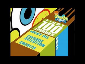 SpongeBob Squarepants: The First 100 Episodes - DVD Menu Walkthrough (Disc 2)