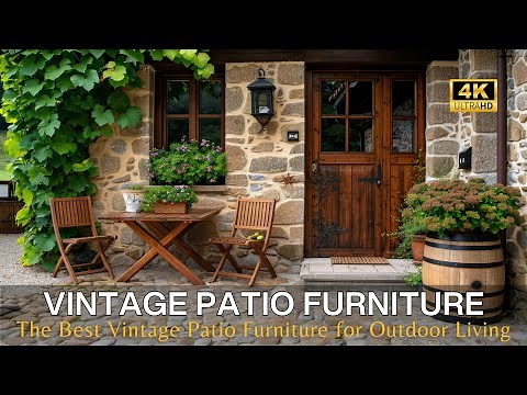Discover the Best Vintage Patio Furniture Sets for Your Outdoor Living Space with Rustic Look