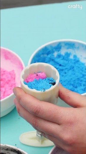 DIY galaxy bath bombs 🌌🛁✨ Create sparkling, colorful bath magic at home! #DIY #BathBombs #Crafts