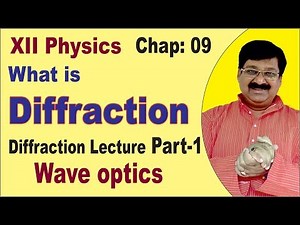 | Diffraction | Diffraction of light | Physics | Class 12 | Part 1 | Wave optics |