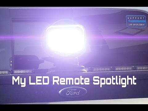 Remote Control LED Spotlight on my F450..Review