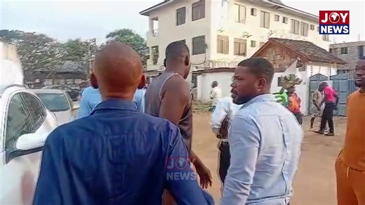 NDC executives lock up Tema Central NHIS office over alleged unfair and exclusionary appointments. #JoyNews | JoyNews