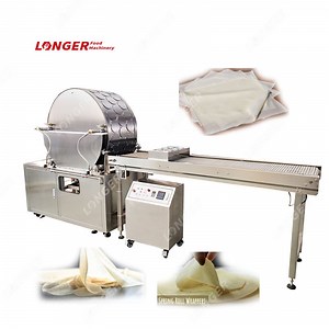 [Hot Item] Commercial Spring Roll Wrapper Baking Samosa Sheet Patti Making Machine Price