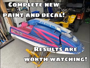 Kawasaki jet ski 550 complete restoration!