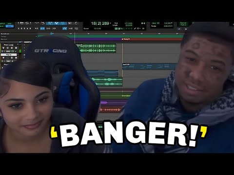 Blueface & Summyah Make A Song Together Live On Stream!