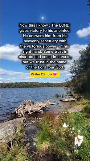 Psalm 20 :6-7 🧡