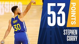 Stephen Curry (53 points) Highlights vs. Denver Nuggets