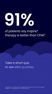 The numbers don't lie! Take the first step toward restful sleep by taking our short quiz. | Inspire Sleep Apnea Innovation