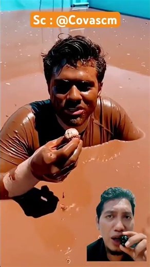 Bathing in a milk chocolate pool @Covascm