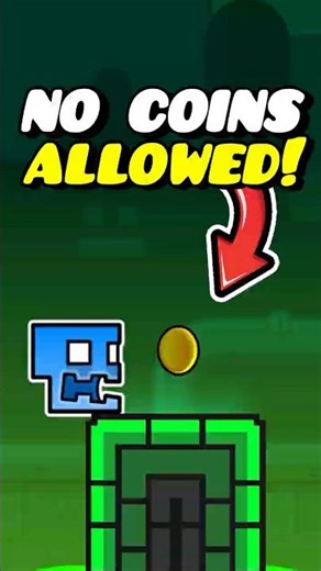Can You Beat The Sewers with NO COINS? #geometrydash