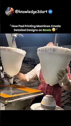 How Ceramic Bowls Get Perfect Prints 🎨🤯