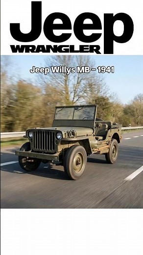 Jeep Wrangler Evolution (1941–2024) #JeepWrangler #CarEvolution