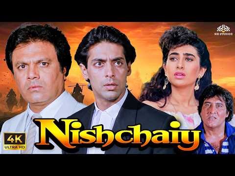 गरीबी से लड़कर बना सबसे बड़ा इंसान | Nishchaiy (1992) Full Movie HD 4K | Salman Khan, Karisma Kapoor