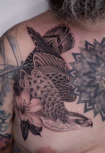 Chest Tattoo Designs by a Favorite Broward Artist