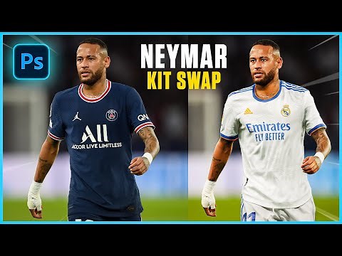 Neymar Kit Swap | Jersey Swap | Photoshop Tutorial 2024