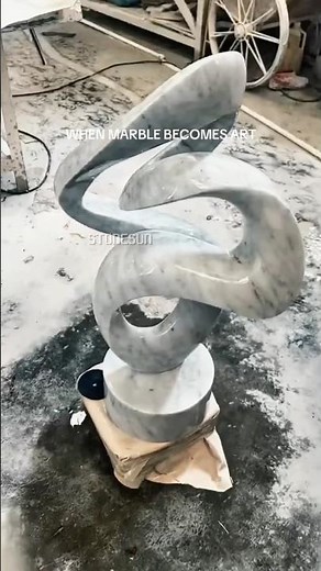 How an Abstract Marble Sculpture Is Hand-Finished