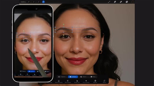 Procreate Brow Stamps for PMU Artists | Client Consult Kit   Nano, Powder & Combo Practice Brushes - Etsy