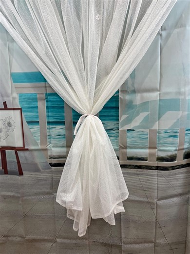 Vintage White Sheer Curtain | Milky White Polyester Net Curtain | Classic Window Curtain - Etsy UK