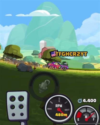 HCR2 CS Path of Perfection Best Run #shorts #communityshowcase #hillclimbracing2 #hcr2gameplay #hcr2