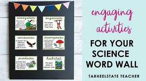 Interactive Activities and Ideas for Your Science Word Wall — Tarheelstate Teacher