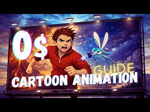 Cartoon Animation, with 0$ - Tutorial for beginners using 100% free AI & tools