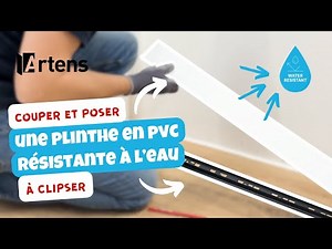 🛠 TUTORIAL - Installing a water-resistant PVC skirting board with clips in a bathroom by Artens 2024