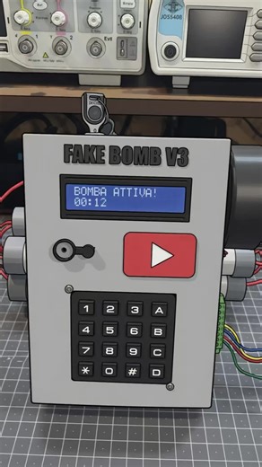 Fake Bomb V3 per softair Ecco il mio nuovo progetto con Arduino. Trovate il video completo sul mio canale YouTube. #arduino #softair #fintabomba #wargame #elettronica