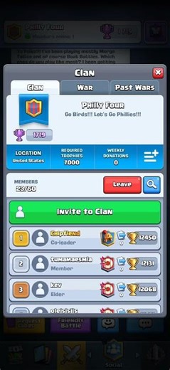 Join my clash royale clan ##clashroyale #subscribe