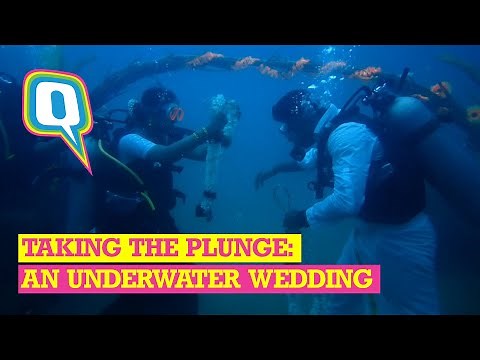 Meet the Couple Who Got Married Underwater | The Quint
