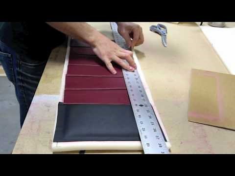 How to upholster an aircraft seat