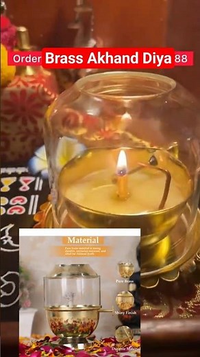 Brass Akhand Jyot For Home / Akhand Diya For Pooja For Ghee and Oil #akhanddeepakjyoti #akhanddiya