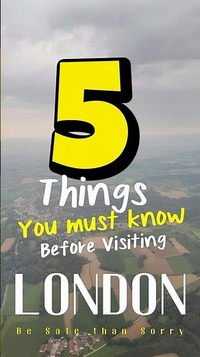 Must-Know London Travel Tips & Safety Guide for First-Time Visitors 🇬🇧 | Avoid Scams & Stay Safe!