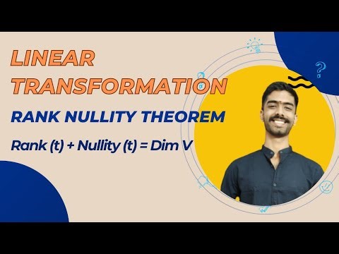 Rank Nullity Theorem (Sylvester's Law of Nullity) Proof