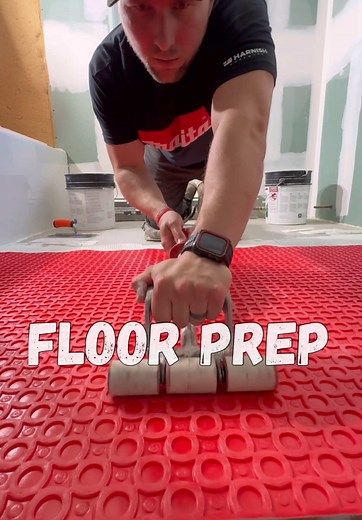 Uncoupling Membrane Installation for DIY Floor Prep