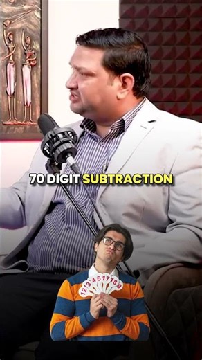 70-Digit Subtraction in 56 Seconds?! 🤯 (Vedic Math Magic) #shorts