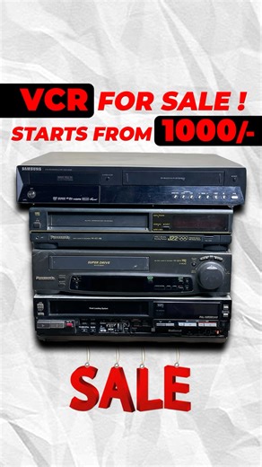 Vcr sale starts from 1000/- #youtube #shorts #youtubeshorts