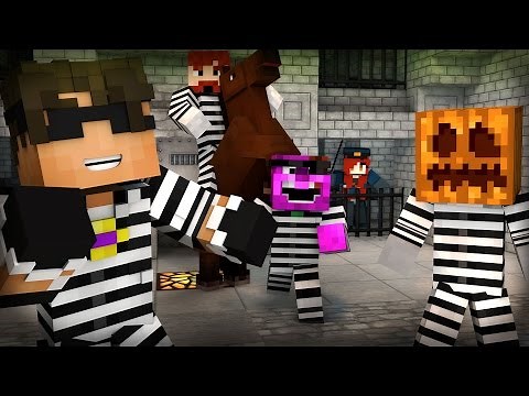 Minecraft Mini-Game: COPS N ROBBERS! (MAX HAS A HORSE!) /w Facecam