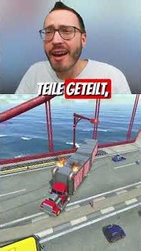 A truck gets split in two by a bridge in Mario Kart World! What happens? #MarioKartWorld #Nintend...