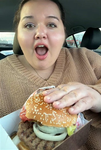 Cold whoppers and thick roosters #fyp #eating #eatingshow #mukbangeatingshow