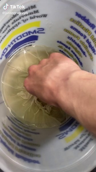 The late nite squeeze. #silicone #fx #specialfx #whatisthis #goo #slime #bubble #squish #oddlysatisfying