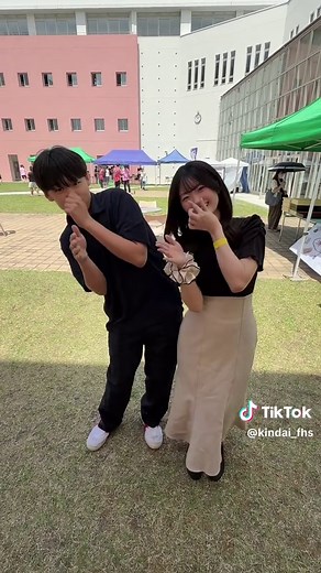 文化祭中に教育実習生と念願のTikTok出演😆 #近大福岡 #高校生 #青春 #文化祭 #fyp